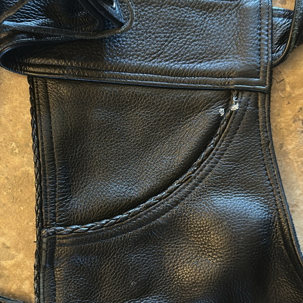 Ladies leather chaps - Picture 3 of 4